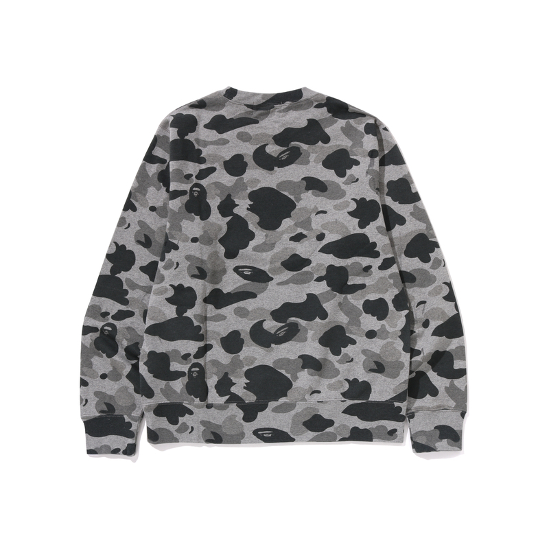 【代購】A BATHING APE Heather Camo Ape Head One Point Crewneck