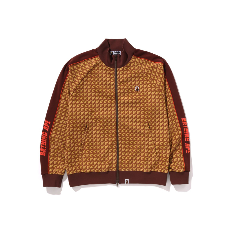 【代購】A BATHING APE Sta Houndstooth Jacquard Track Jacket