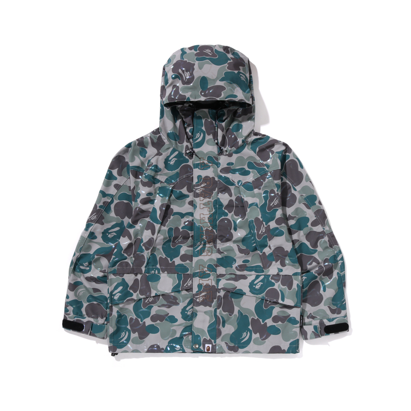 【代購】A BATHING APE Laminated Camo Snowboard Jacket