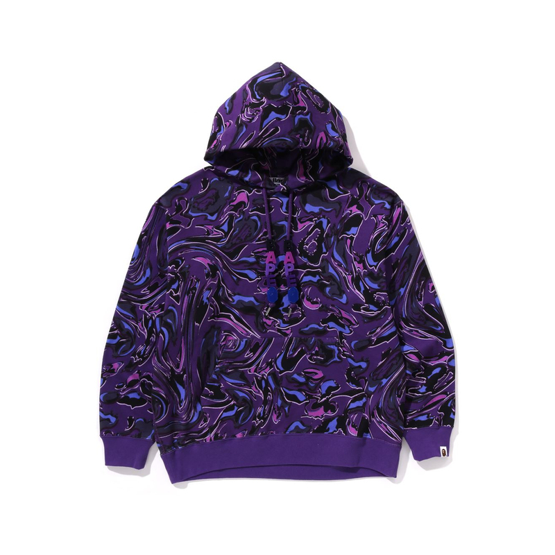 【代購】A BATHING APE Marbling Camo Relaxed Fit Pullover Hoodie