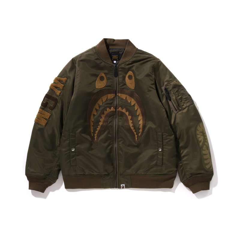 【代購】A BATHING APE Shark MA-1 Jacket FW24