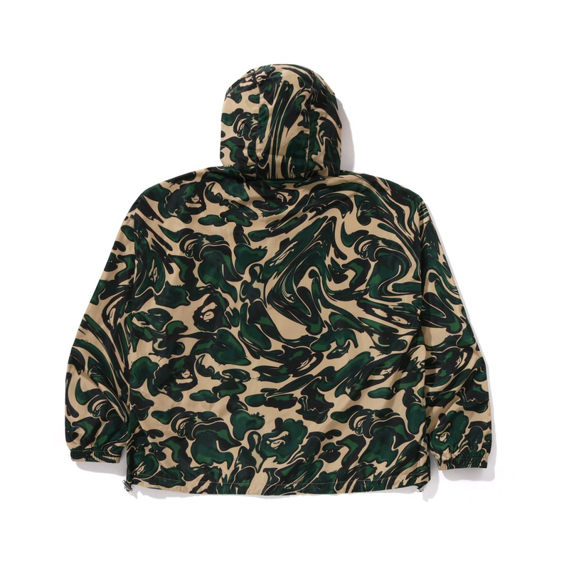 【代購】A BATHING APE Marbling Camo Bathing Ape Logo Nylon Hooded Jacket