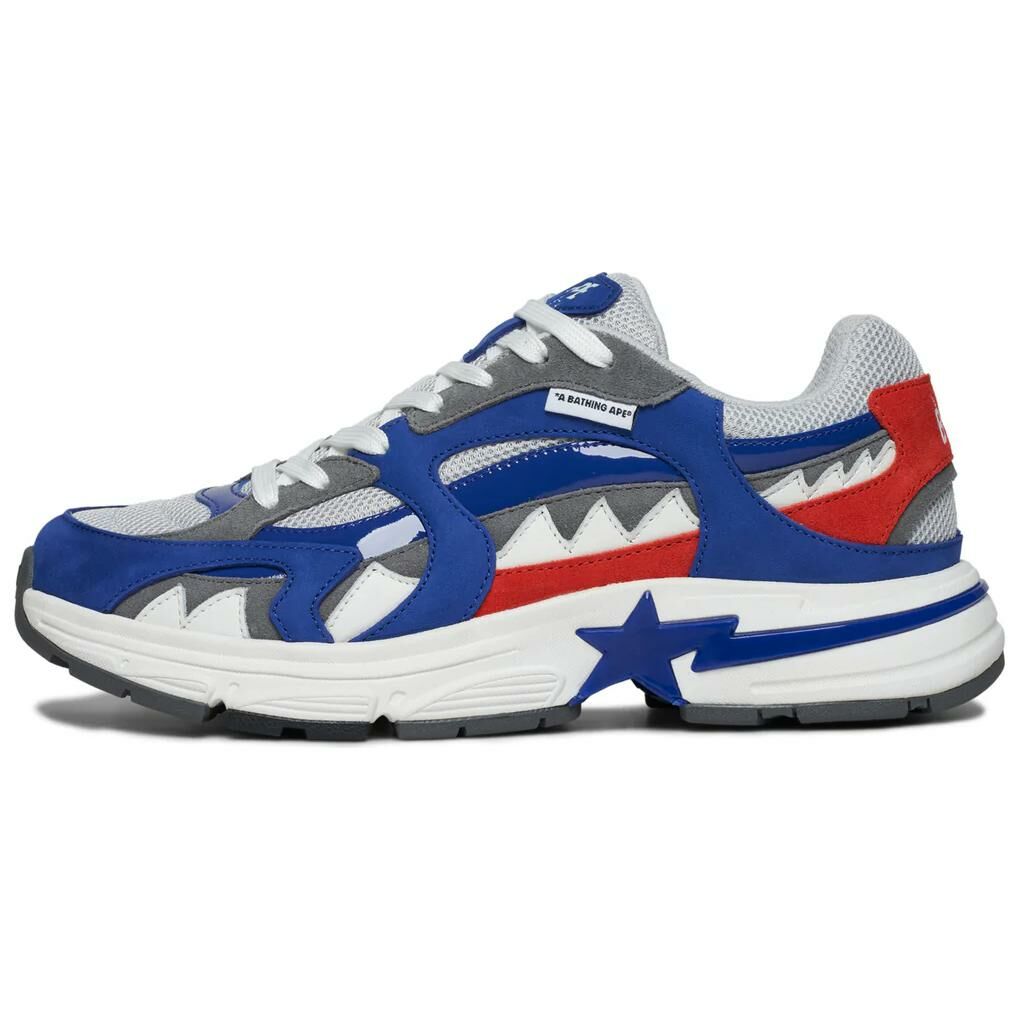 【代購】A BATHING APE Low Top Casual Shoes Men's White Blue
