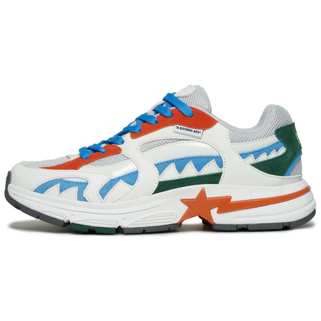 【代購】A BATHING APE Low Top Casual Shoes Men's White