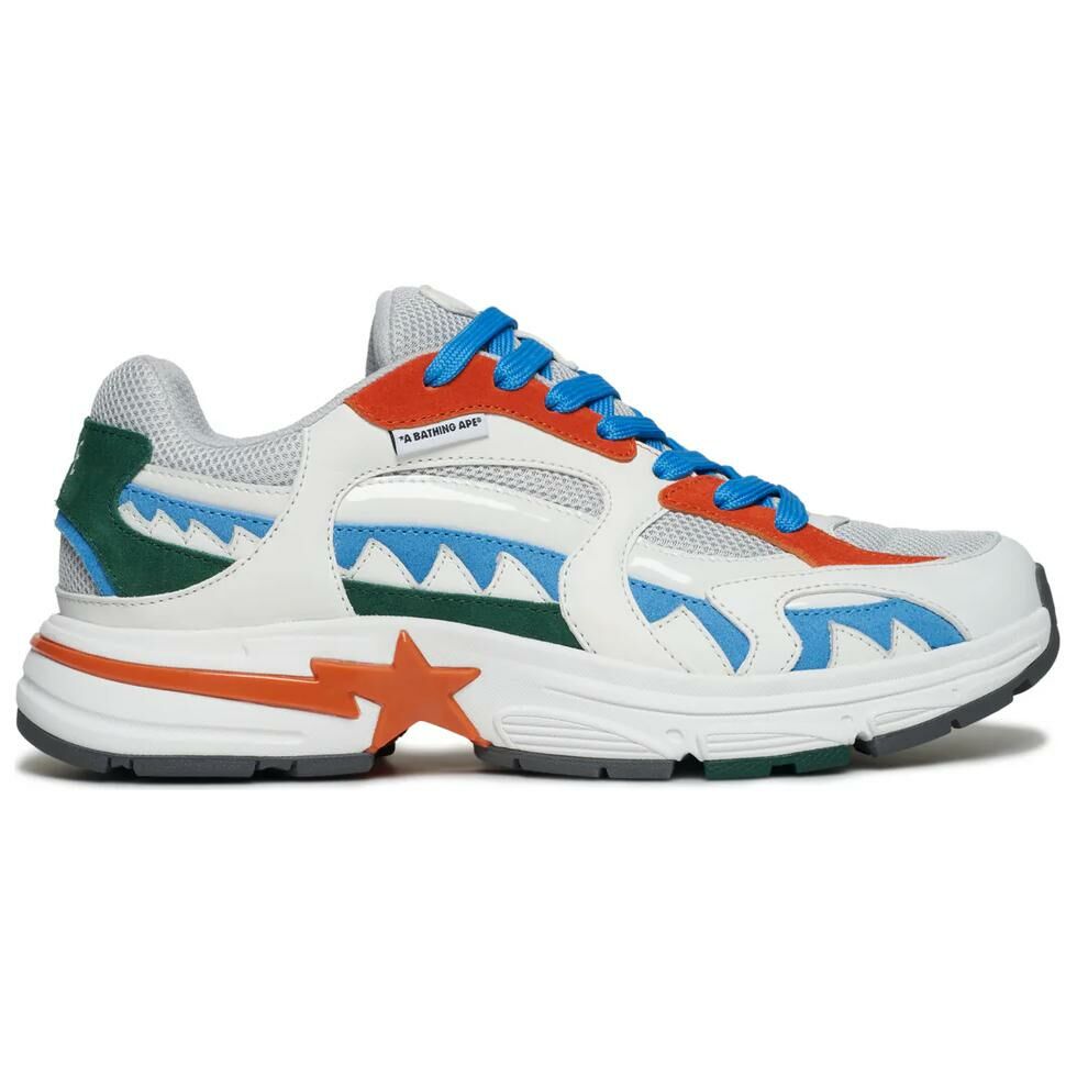 【代購】A BATHING APE Low Top Casual Shoes Men's White