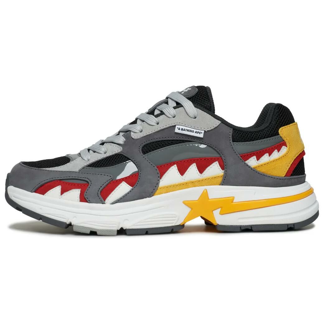【代購】A BATHING APE Abrasion Resistant Low Top Casual Shoes Men's Gray