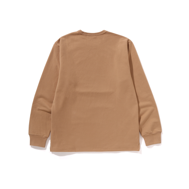 【代購】A BATHING APE Head Brushed Cotton Long-Sleeve Tee