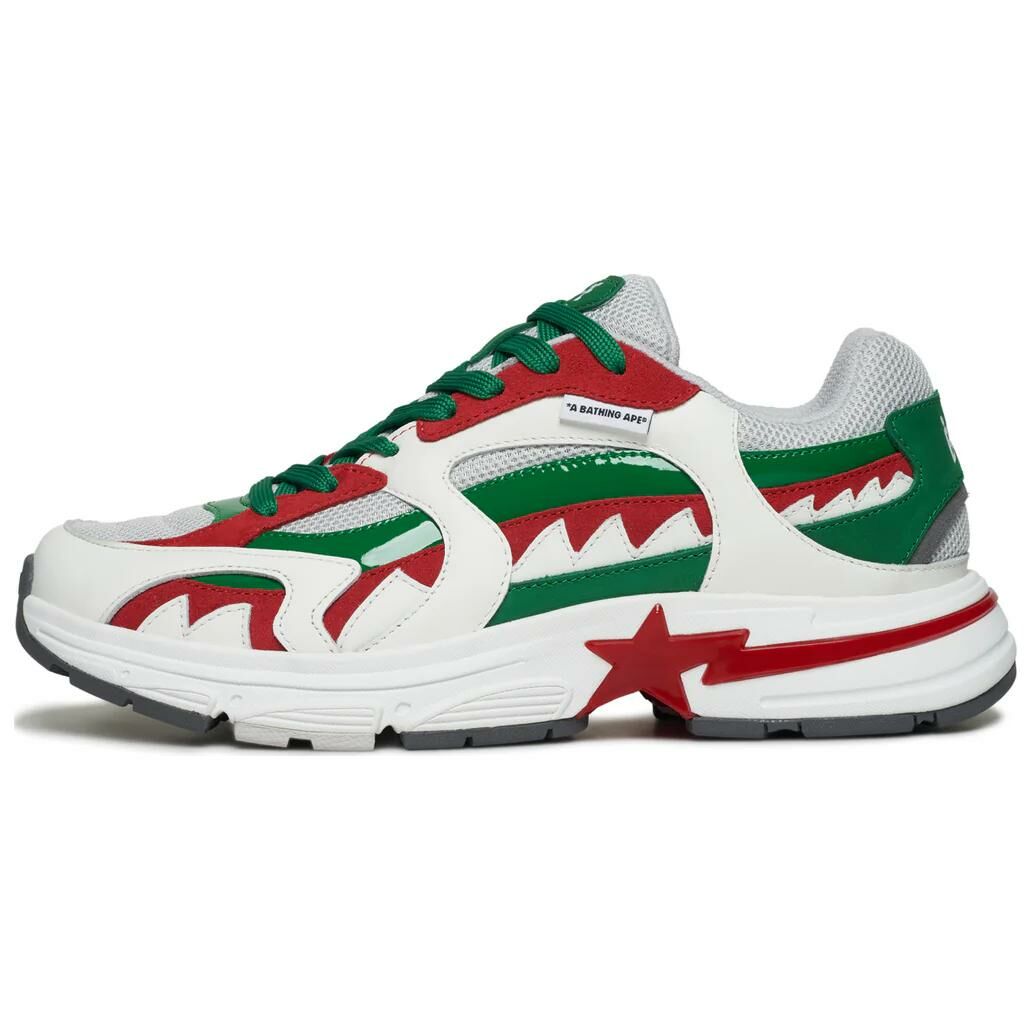 【代購】A BATHING APE Low Top Casual Shoes Men's White Green