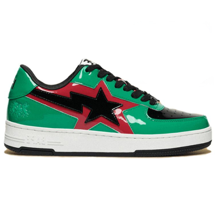 【代購】A BATHING APE Wear-Resistant Low-Top Skateboard Shoes Unisex Green
