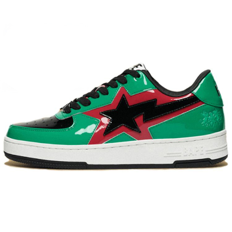 【代購】A BATHING APE Wear-Resistant Low-Top Skateboard Shoes Unisex Green