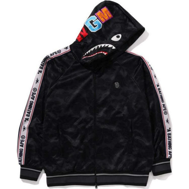 【代購】A BATHING APE Solid Camo Relaxed Fit Shark Full Zip Hoodie