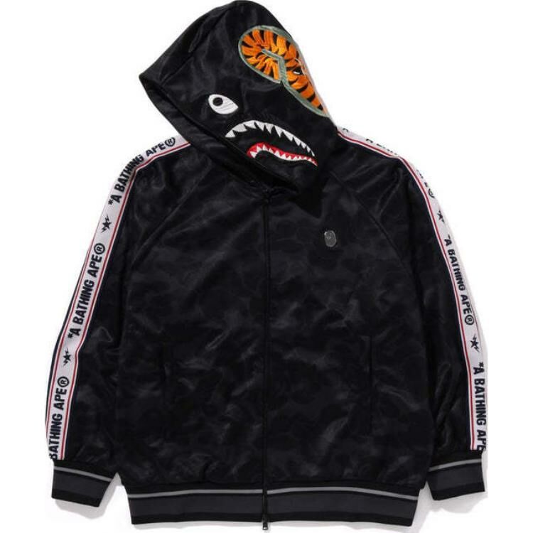【代購】A BATHING APE Solid Camo Relaxed Fit Shark Full Zip Hoodie