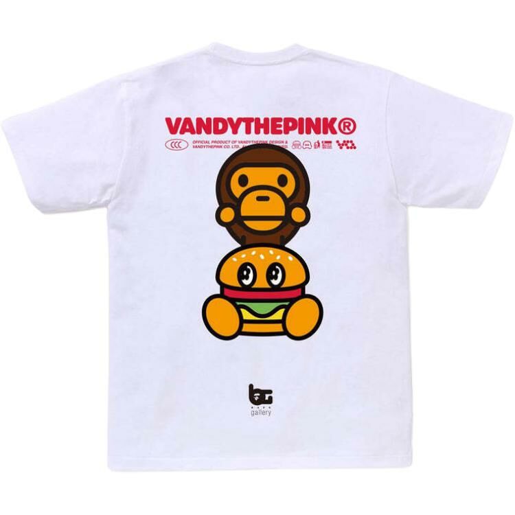 【代購】Vandy The Pink X A BATHING APE GALLERY™ TOKYO Collaboration T-Shirts Unisex White