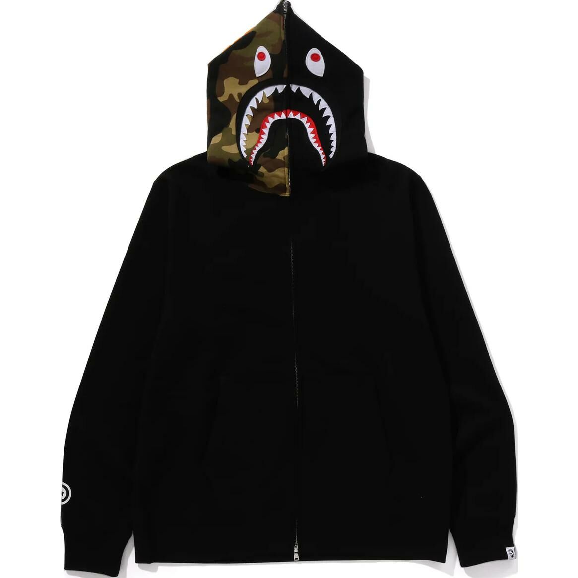 【代購】A BATHING APE Swarovski Shark Full Zip Hoodie