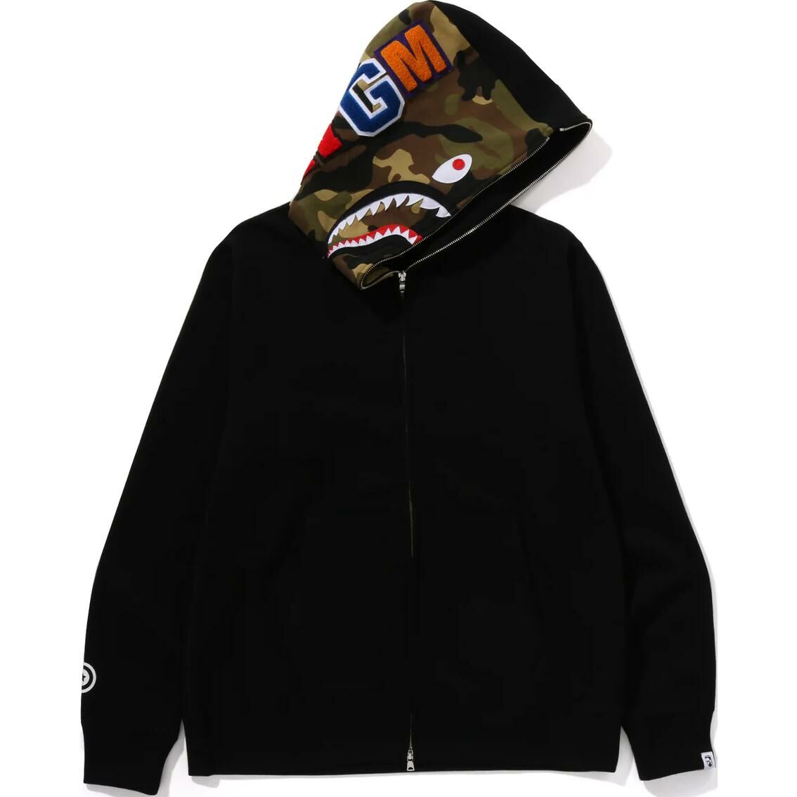 【代購】A BATHING APE Swarovski Shark Full Zip Hoodie