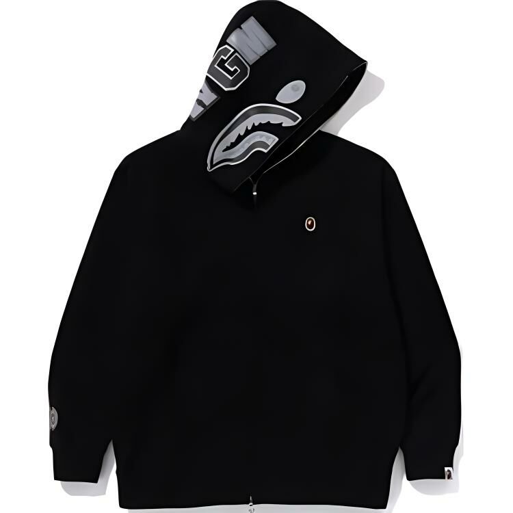 【代購】A BATHING APE One Point Ape Head Shark Relaxed Fit Full Zip Hoodie