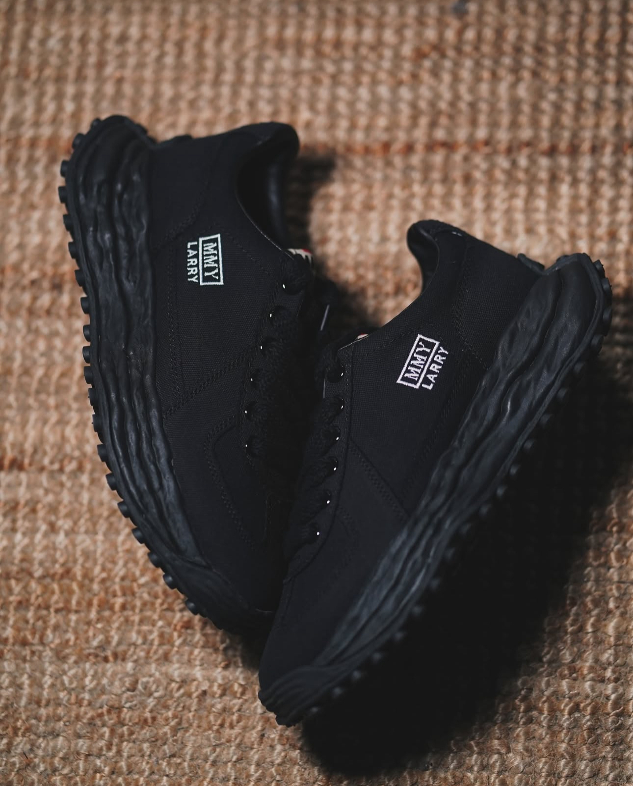 現貨|Mihara Yasuhiro LARRY OG Sole Canvas Low Triple Black