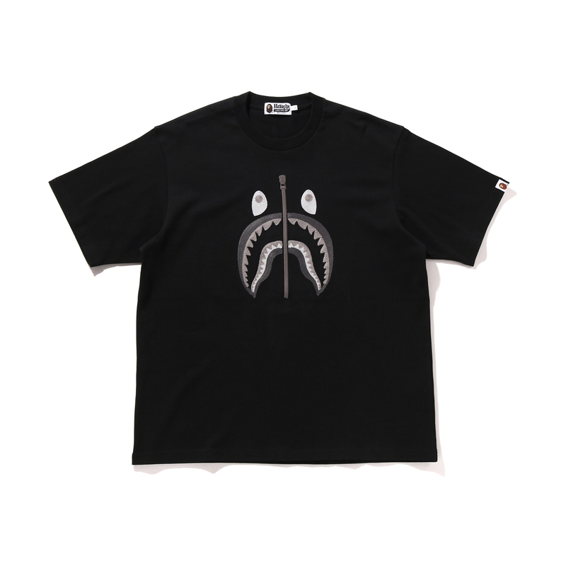 【代購】A BATHING APE Chain Stitch Shark Relaxed Fit Tee