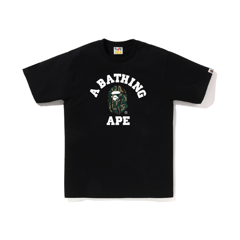 【代購】A BATHING APE Trial Camo College Tee