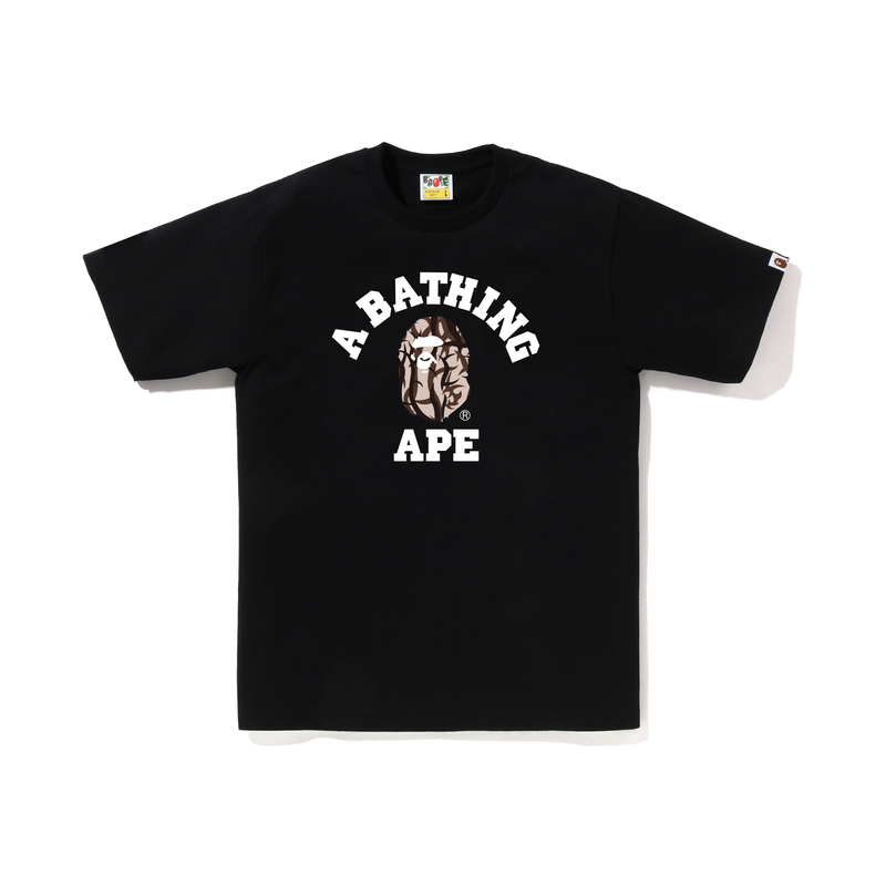 【代購】A BATHING APE Trial Camo College Tee