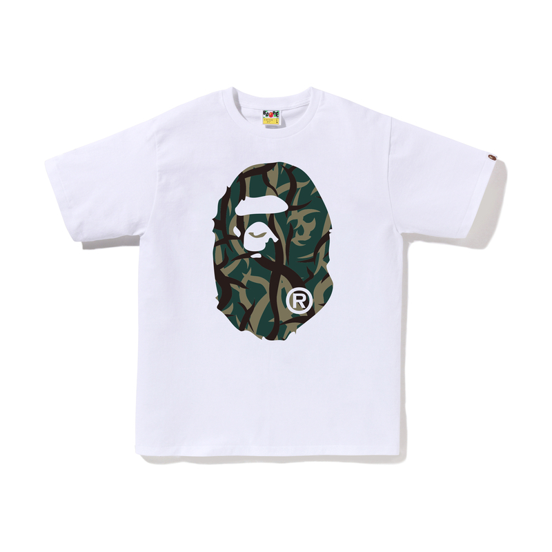【代購】A BATHING APE Trial Camo Big Ape Head Tee