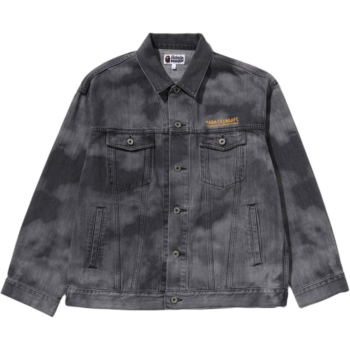 【代購】A BATHING APE SS25 Denim Jackets Men Black