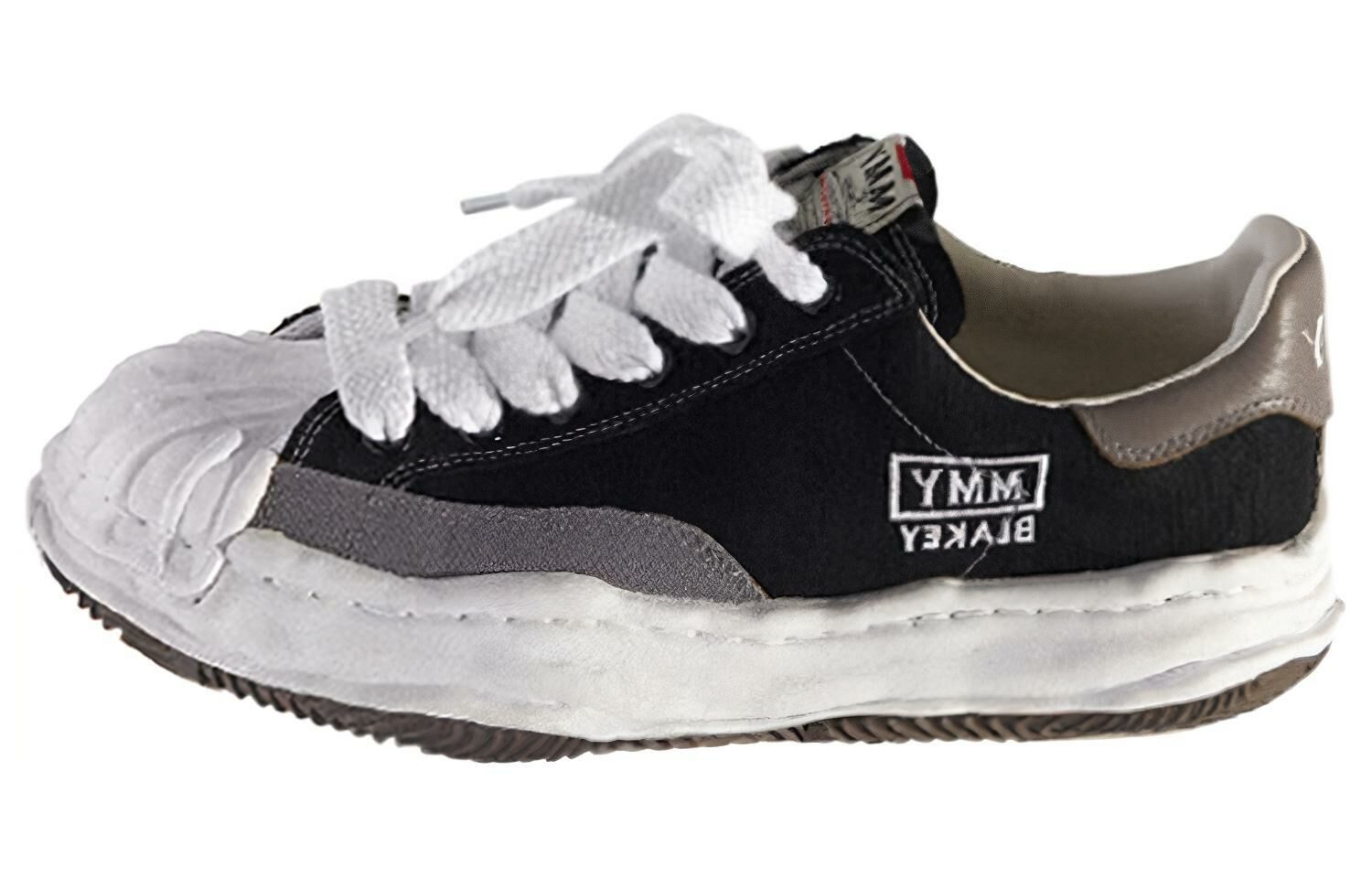 【代購】EXI.T x MIHARA YASUHIRO Blakey Skateboard Shoes Men's Black White