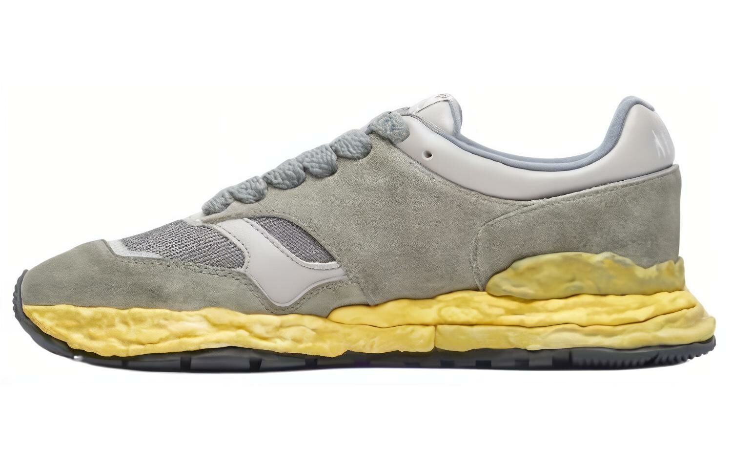 【代購】MIHARA YASUHIRO George Panelled Suede Sneakers