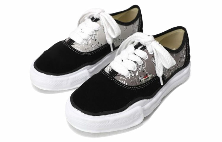 【代購】MIHARA YASUHIRO Baker OG Sole OX Stylish Skateboarding Shoes Unisex Black White
