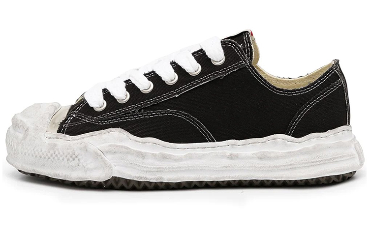 【代購】MIHARA YASUHIRO Hank OG Sole Low Frayed Black