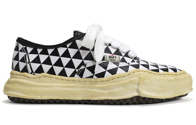 【代購】MIHARA YASUHIRO Baker Overdie Original Low-Top Stylish Skateboarding Shoes Men's Black White