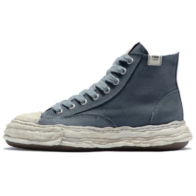 【代購】MIHARA YASUHIRO Wear-Resistant High-Top Canvas Shoes Men's Black