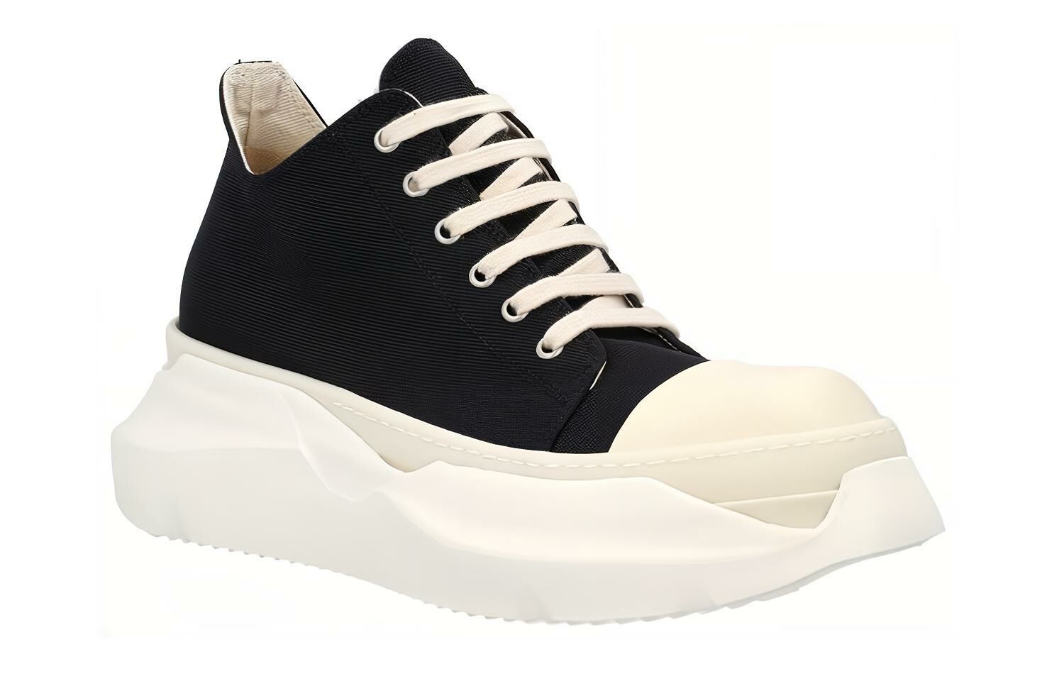 【代購】RICK OWENS DRKSHDW Abstract Low Fogachine Cotton Denim Black Milk