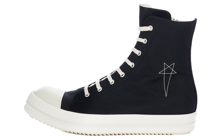 【代購】RICK OWENS DRKSHDW Fogachine Hi Pentagram Embroidery Black Milk