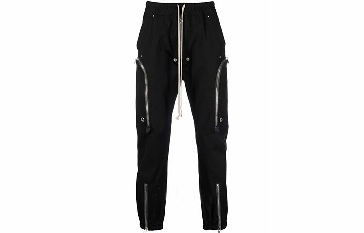 【代購】RICK OWENS Drawstring Zipped Trousers