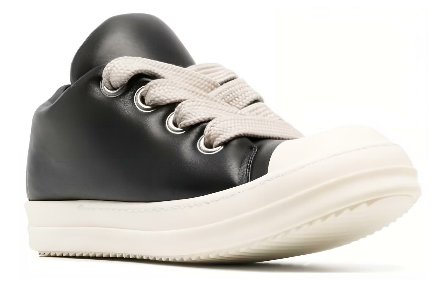 【代購】RICK OWENS Jumbo Laces Black Sneakers Women's