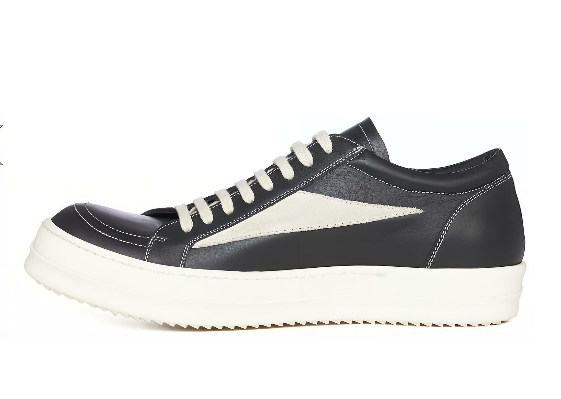【代購】RICK OWENS Lace-up Leather Sneakers