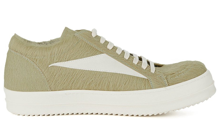 【代購】RICK OWENS/RO LUXOR Abrasion Resistant Low Top Skateboard Shoes Men's Light Gray