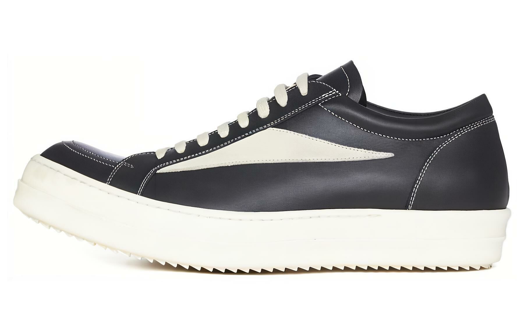 【代購】RICK OWENS/RO Luxor Vintage Low-Top Skateboard Shoes Men's Black White