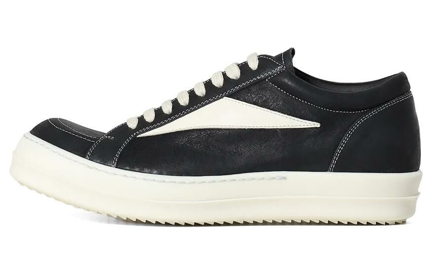 【代購】RICK OWENS Lidor Vintage Sneaks Black Milk