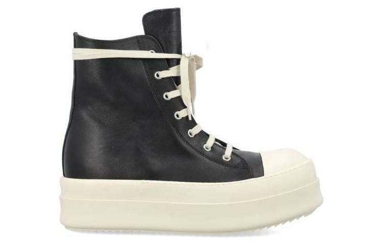 【代購】RICK OWENS Luxor Runway Mega Bumper Ramones Black Milk FW23