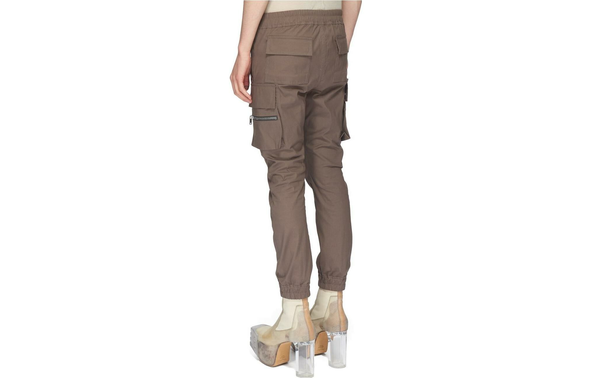 【代購】RICK OWENS/RO SS23 Knitted Sports Pants Men's Earth Gray
