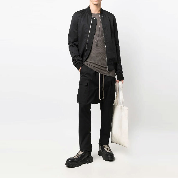 【代購】RICK OWENS Knitted Sweatpants Men Black