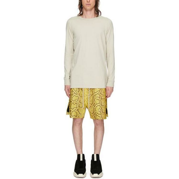 【代購】RICK OWENS T-Shirts Men Pearl White