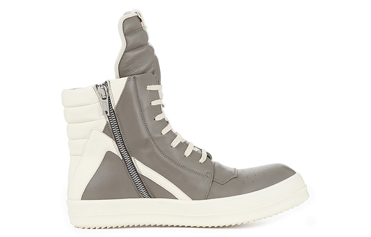 【代購】RICK OWENS/RO Geobasket Fogachine High Top Stylish Skateboarding Shoes Men's Brown