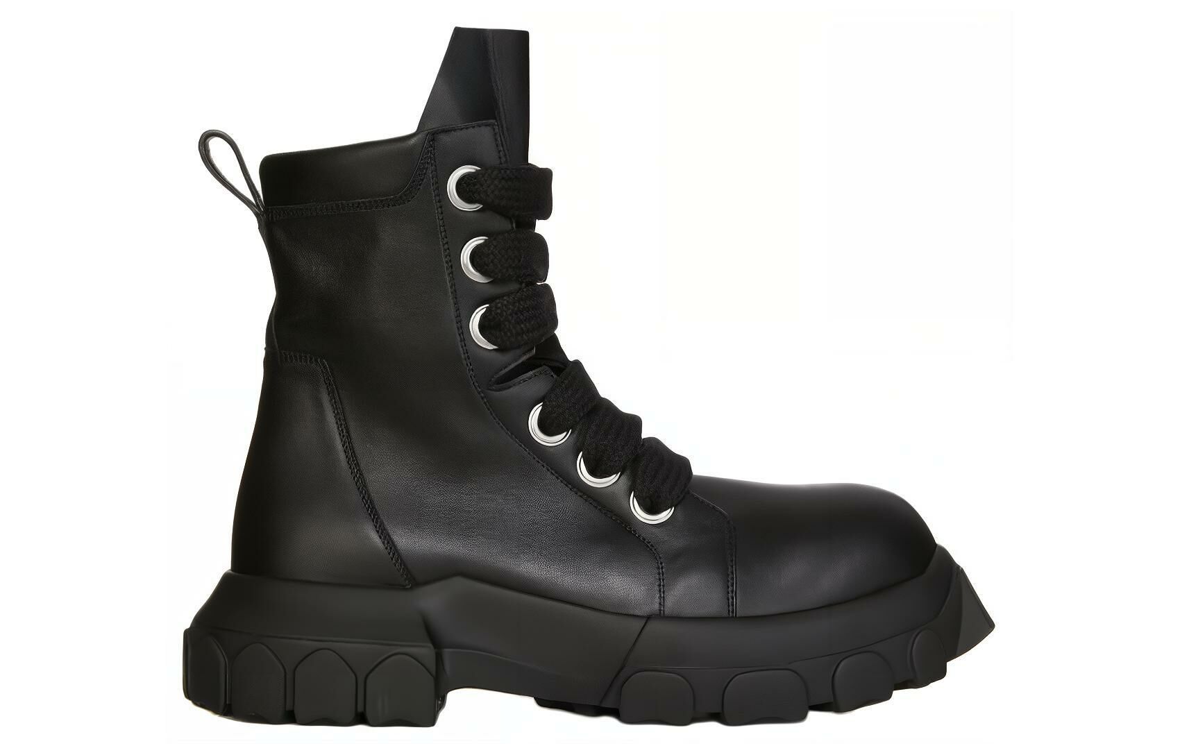 【代購】RICK OWENS Lido Jumbo Laced Bozo Tractor Black