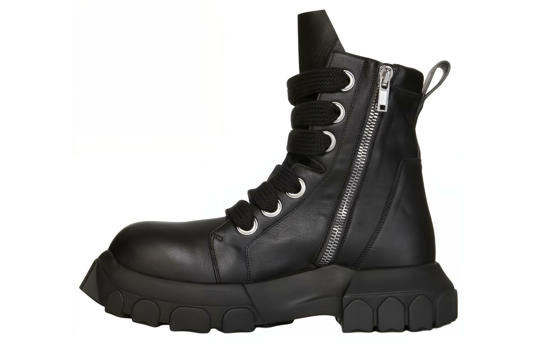 【代購】RICK OWENS Lido Jumbo Laced Bozo Tractor Black