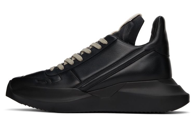 【代購】RICK OWENS/RO Anti-Slip Wear-Resistant Low-Top Casual Shoes Women's Black