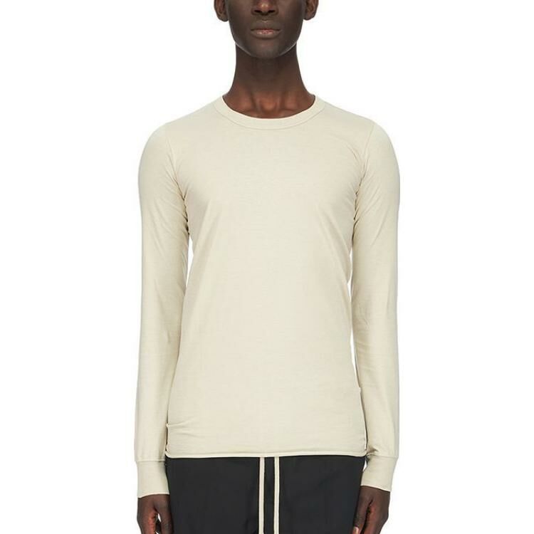 【代購】RICK OWENS T-Shirts Men Pearl White