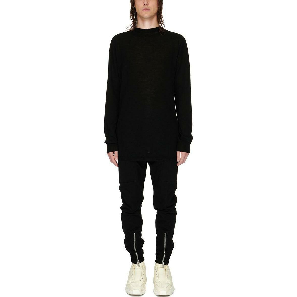 【代購】RICK OWENS Decorative zip Cotton Trousers
